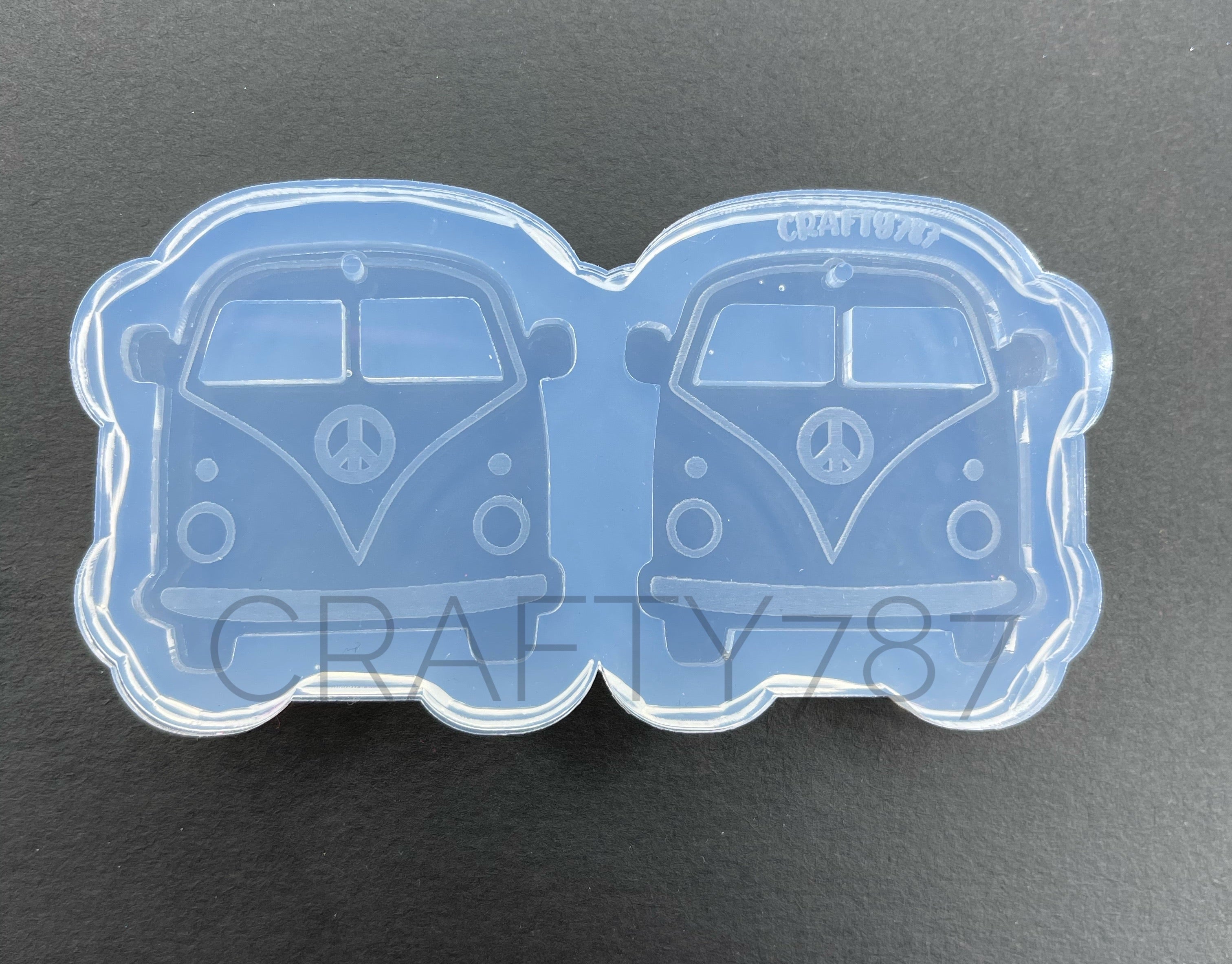 Hippie Van/Bus Dangle Silicone Mold(C2)