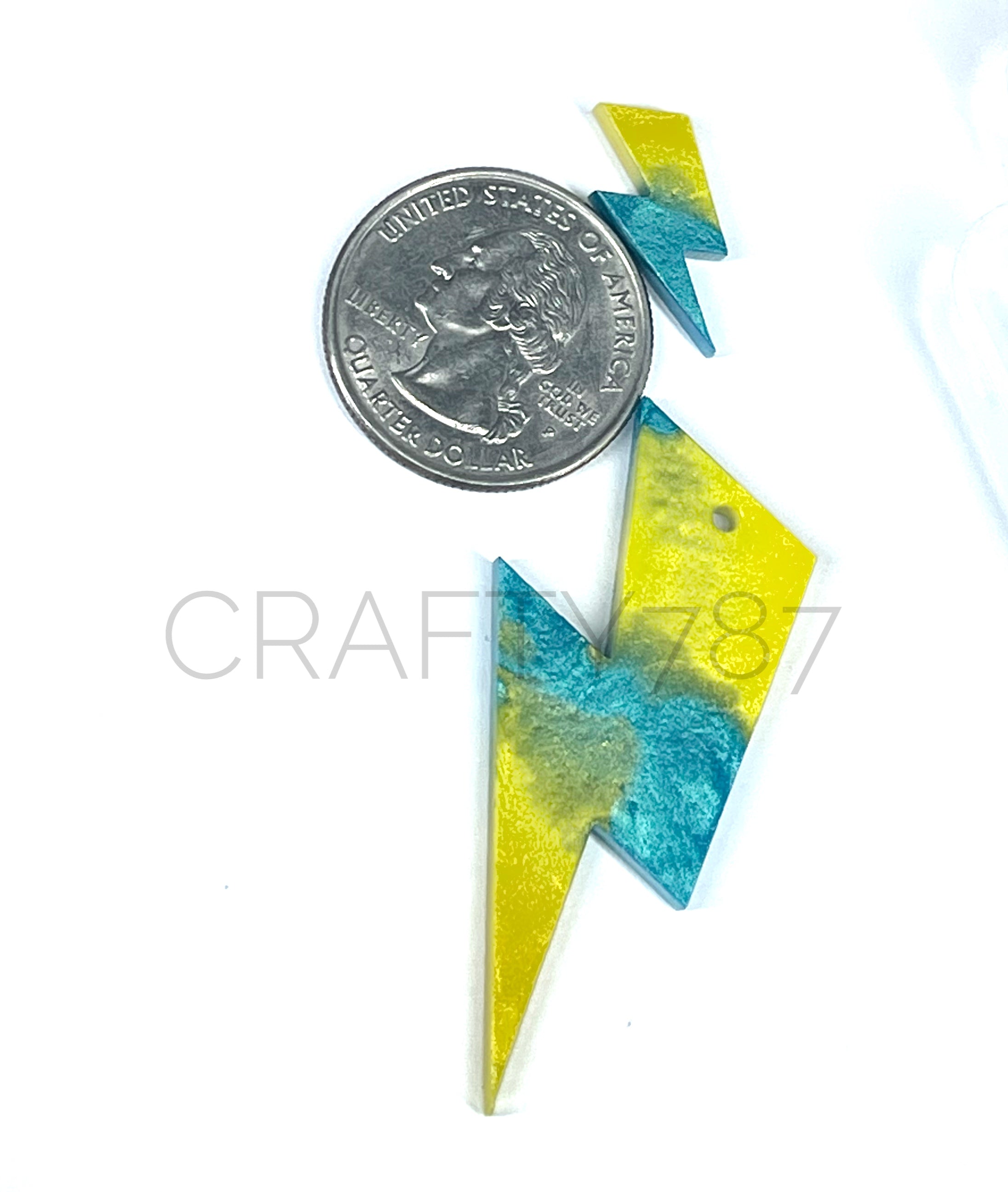 Bolts Dangle 1.75in Earrings Silicone Mold