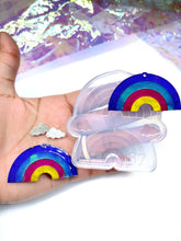 Load image into Gallery viewer, Rainbow Dangle Layered + Cloud Stud Earring Silicone Mold (C10)
