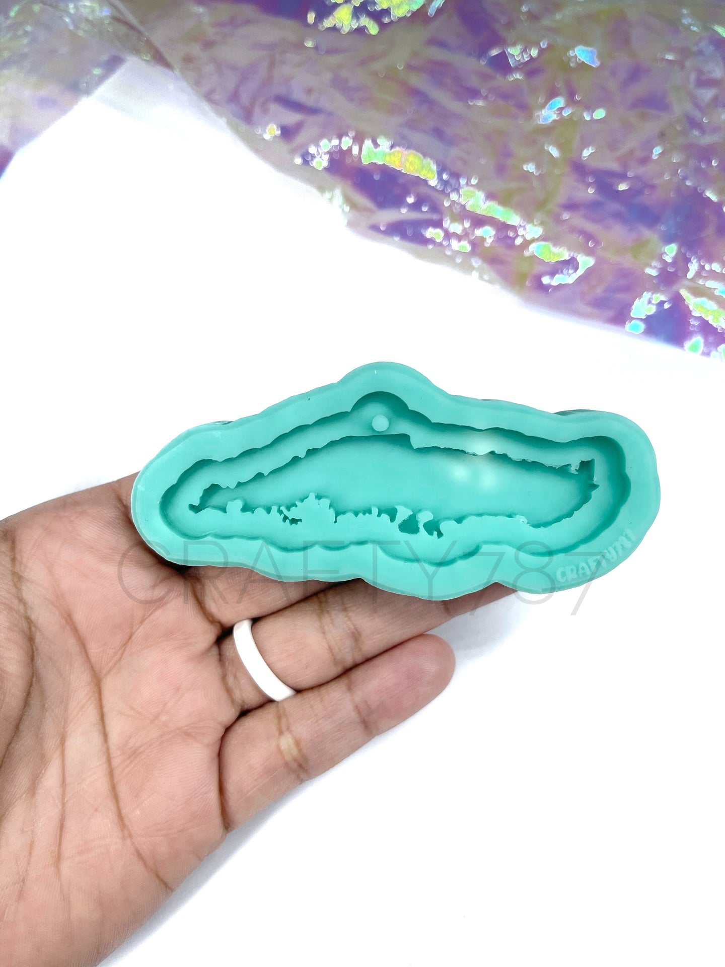 Vieques Shape Keychain/Llavero Silicone Mold