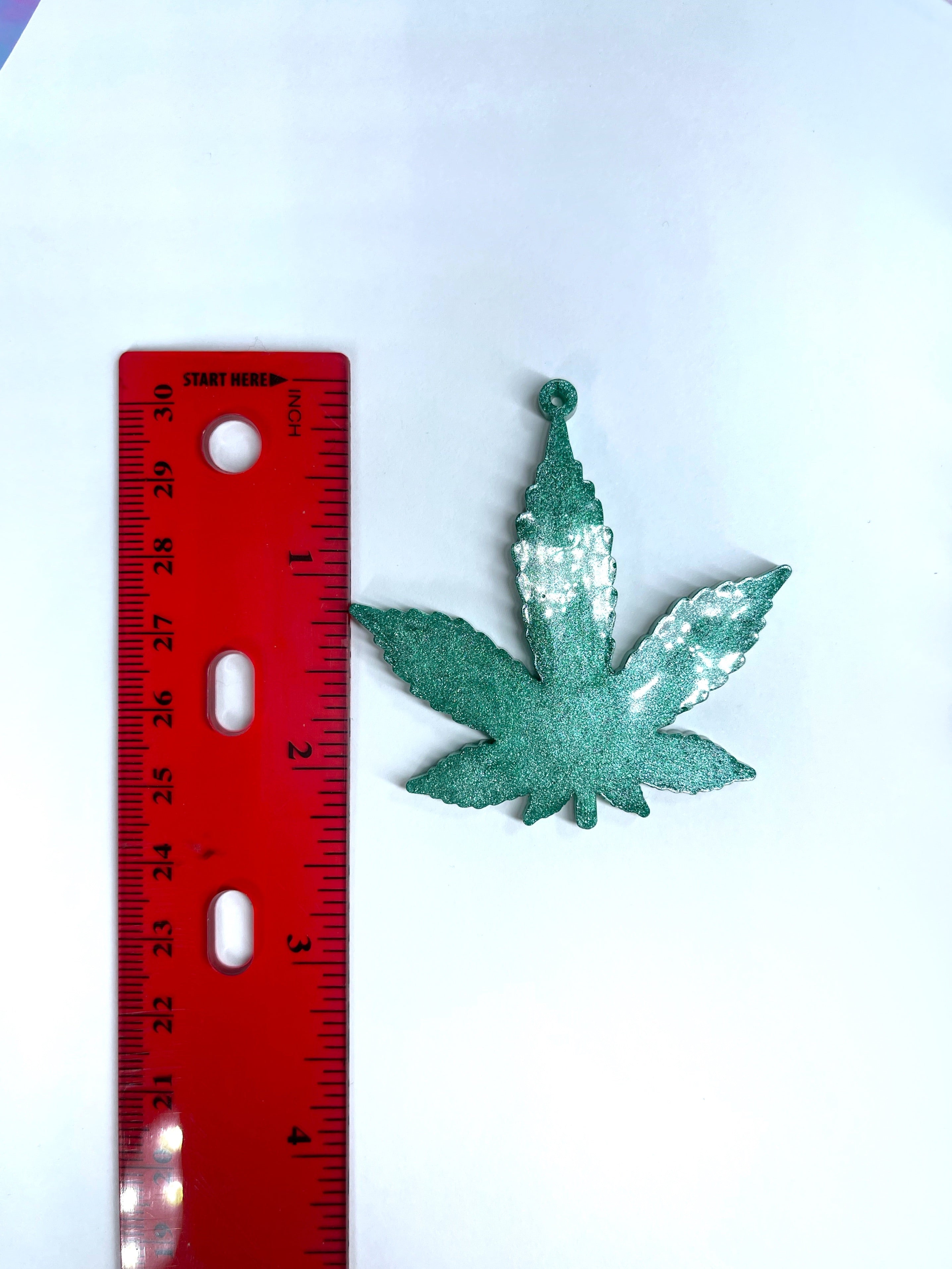 Marijuana Leaf Dangle Silicone Mold | Weed Ganja Dangle Earring Mold (C9)