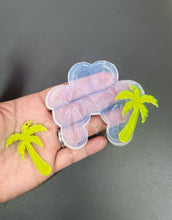 Load image into Gallery viewer, Tropical Palm Dangle Earring Silicone Mold (C13)
