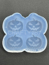 Load image into Gallery viewer, Scary Pumpkin Stud Silicone Mold(A6)
