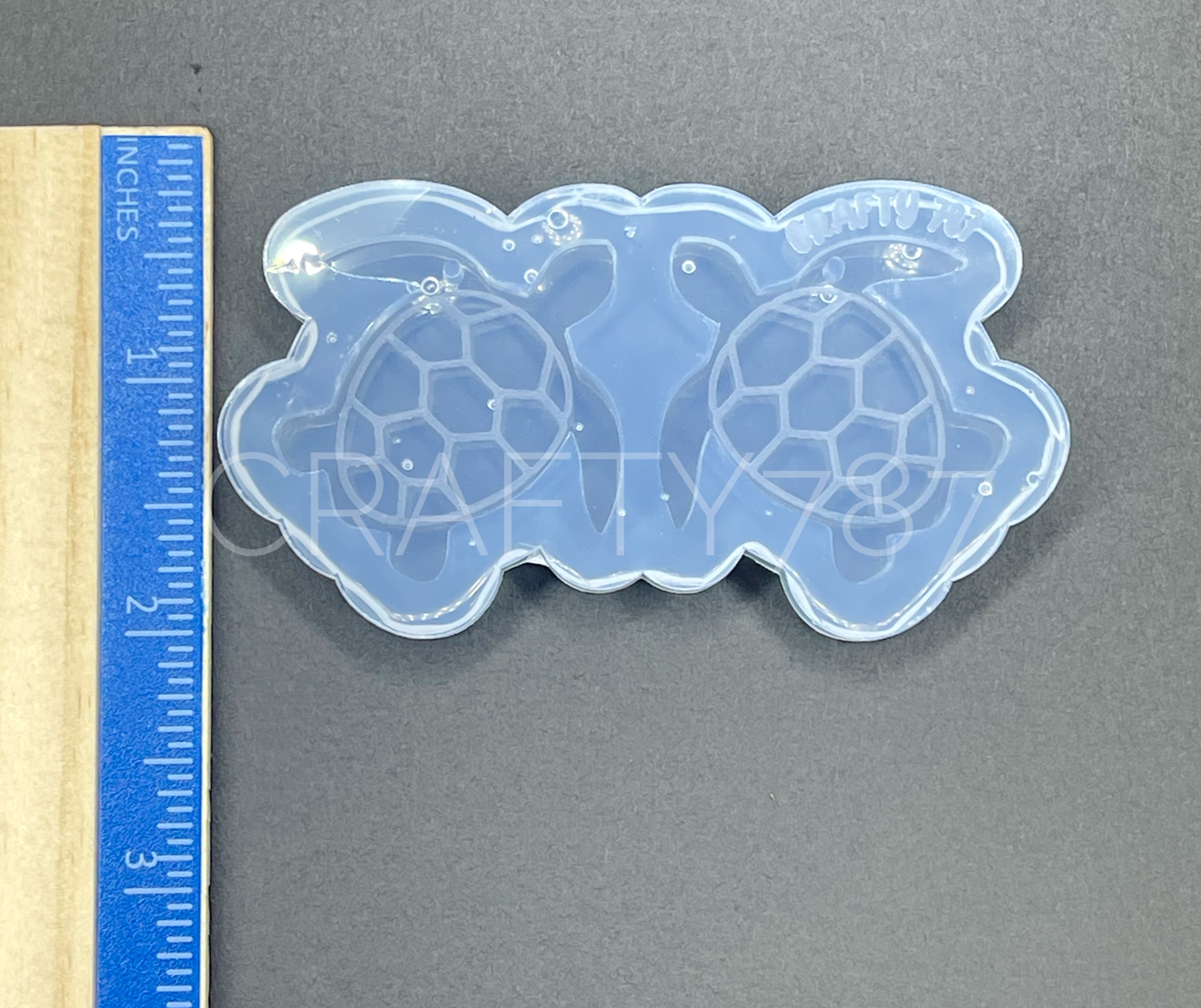 Turtle Dangle Earring Silicone Mold (D4)