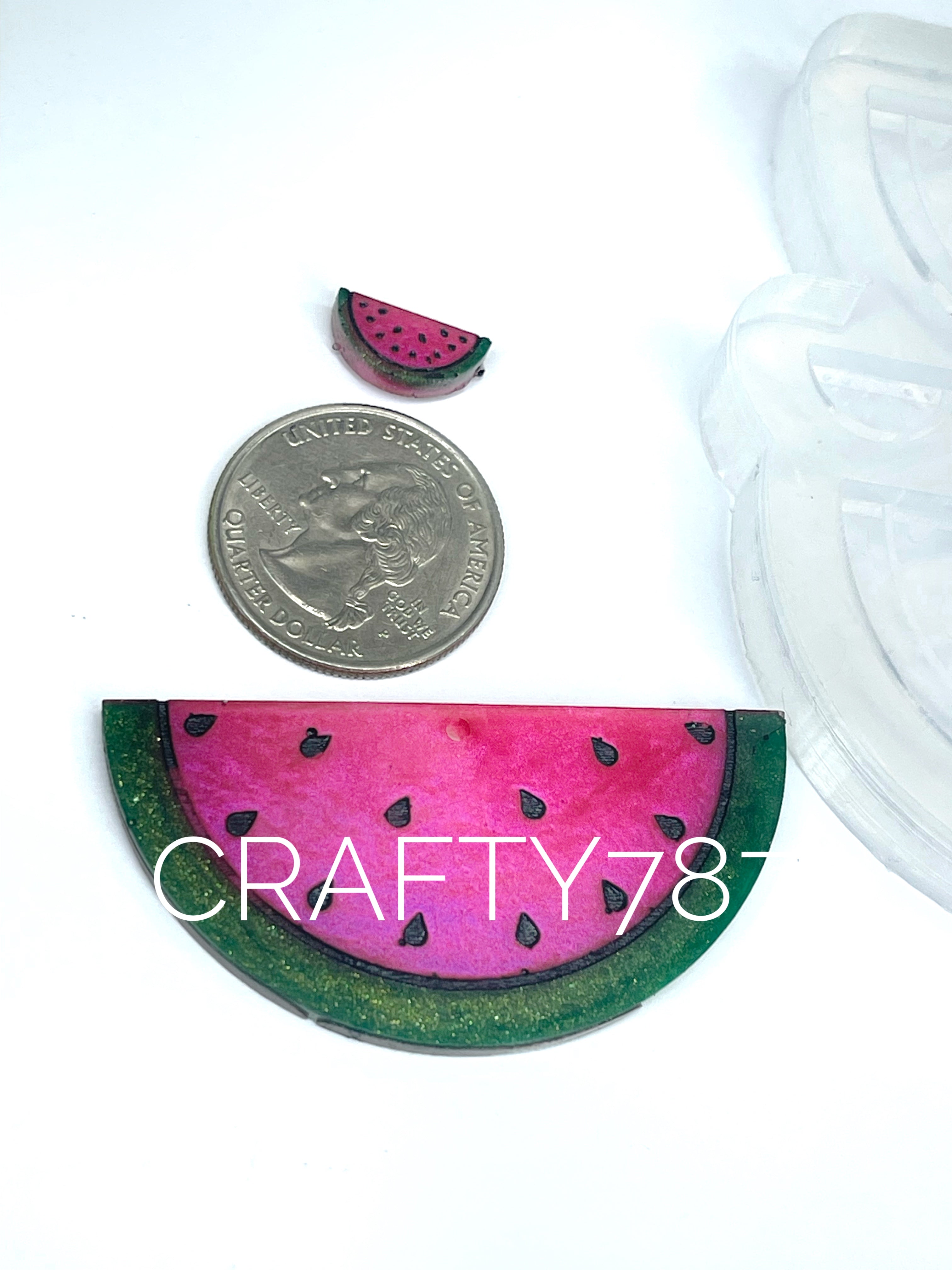 Watermelon Dangle Earring Silicone Mold(C6)