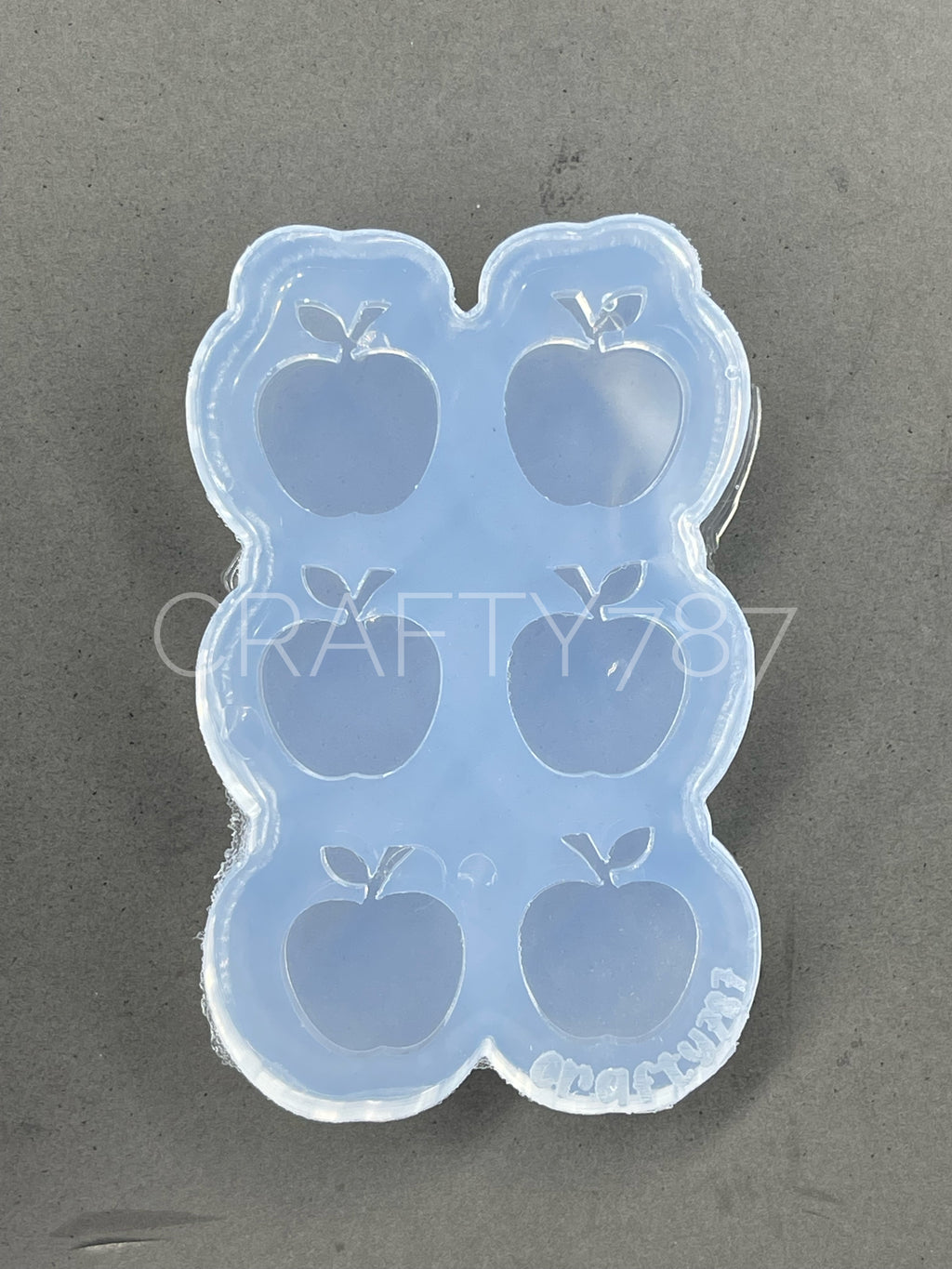 Apple Manzana Stud Silicone Mold(B9)