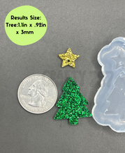 Load image into Gallery viewer, Christmas Tree Earring Mold (small version) (C14)
