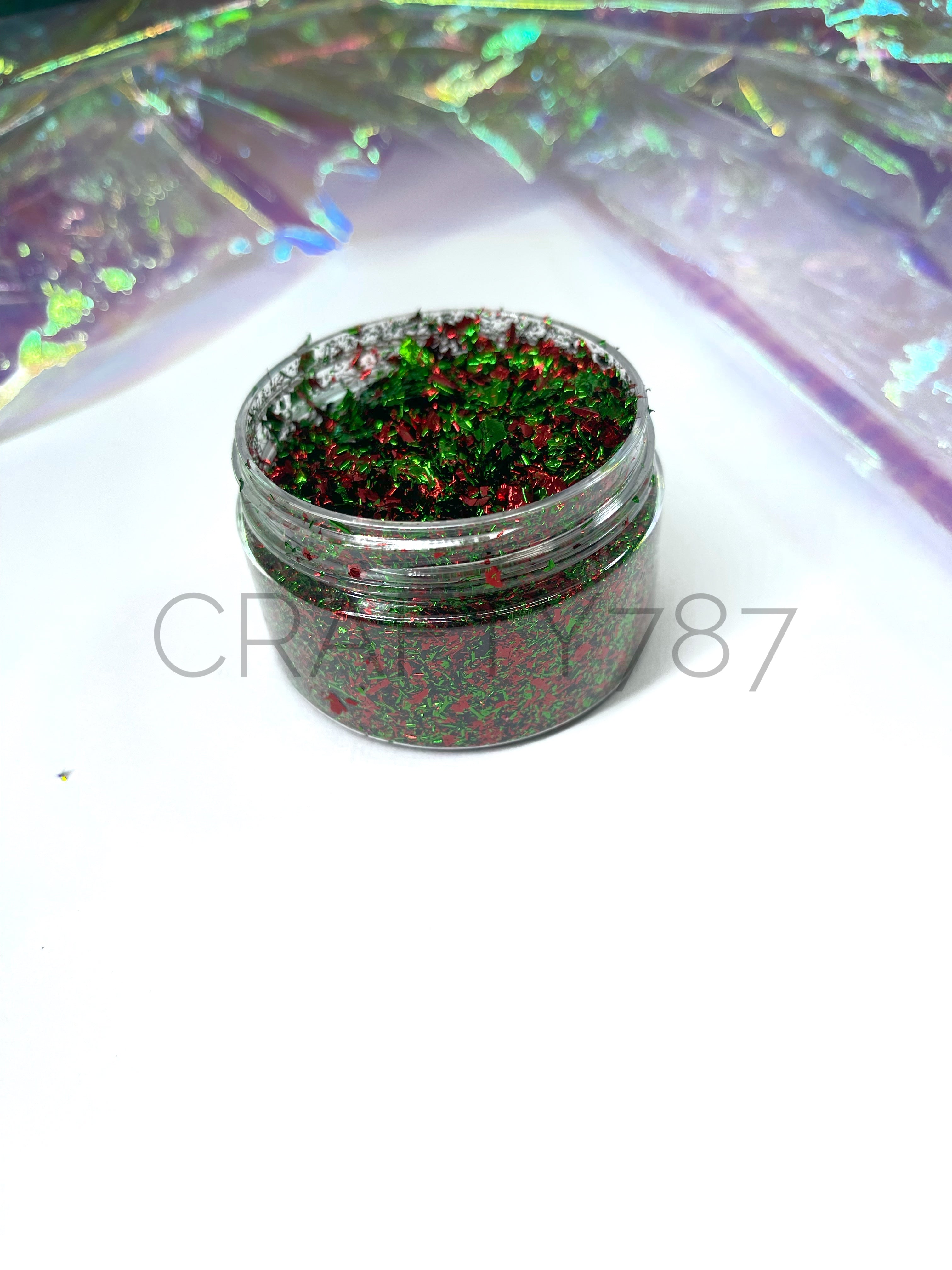 Christmas red and green Foil