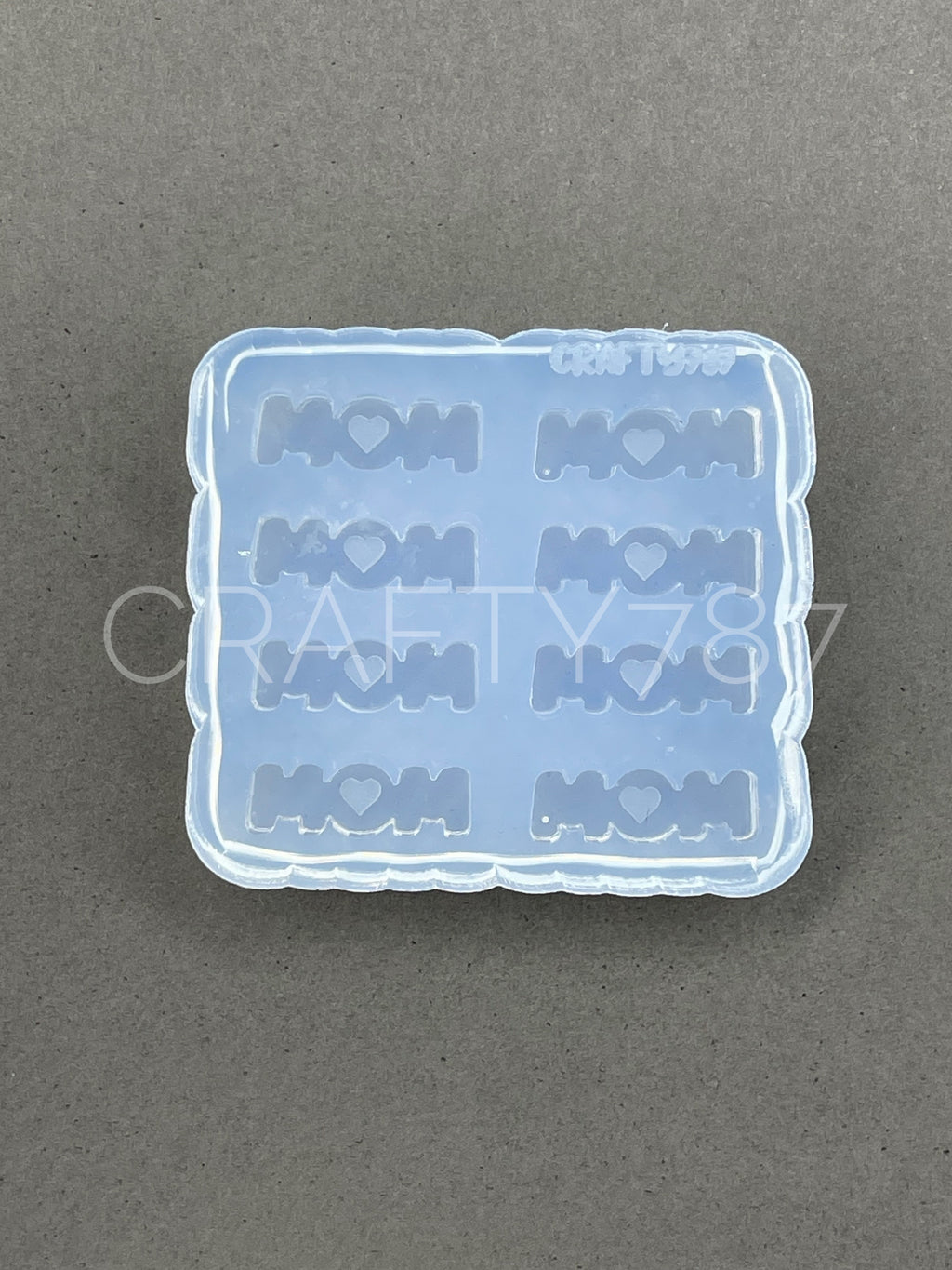 MOM Studs Earring Silicone Mold 4 Pairs(A7)