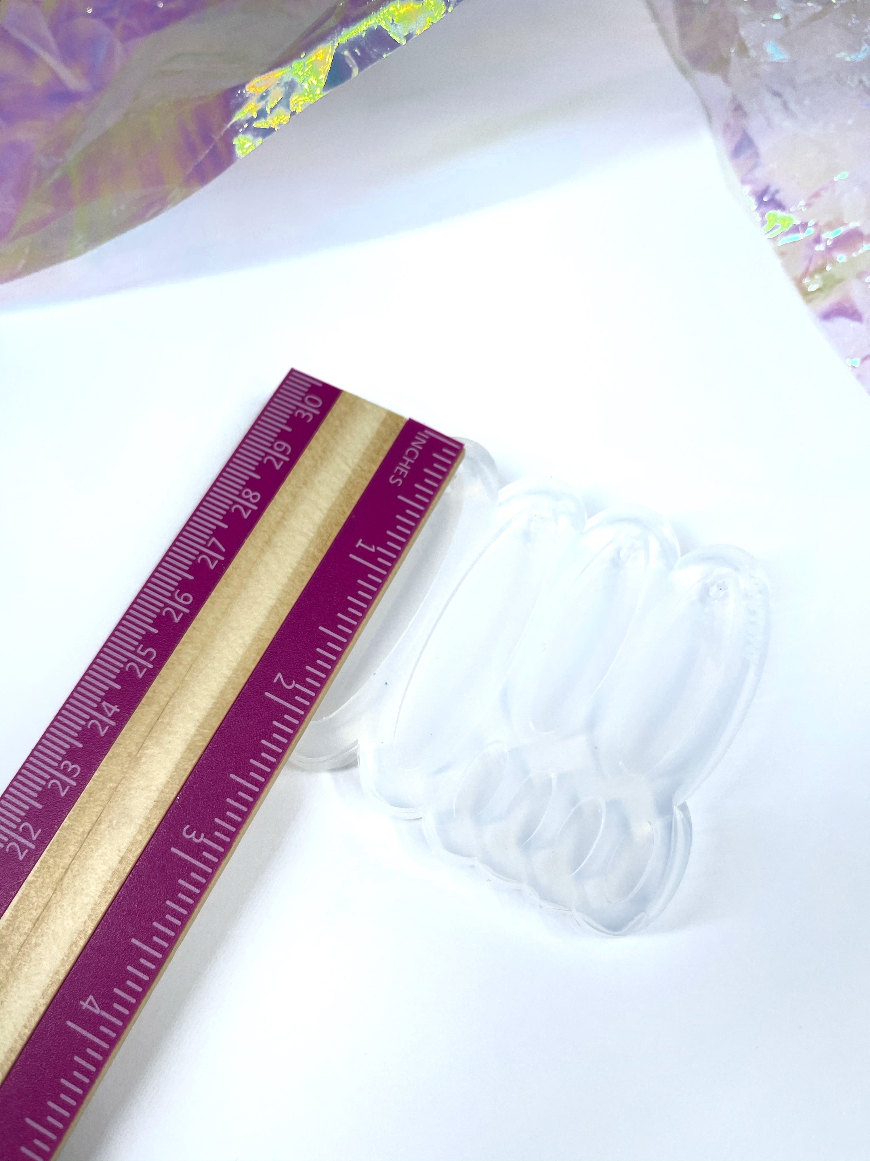 Oval Dangles  With Studs Earring Silicone Mold (C9)