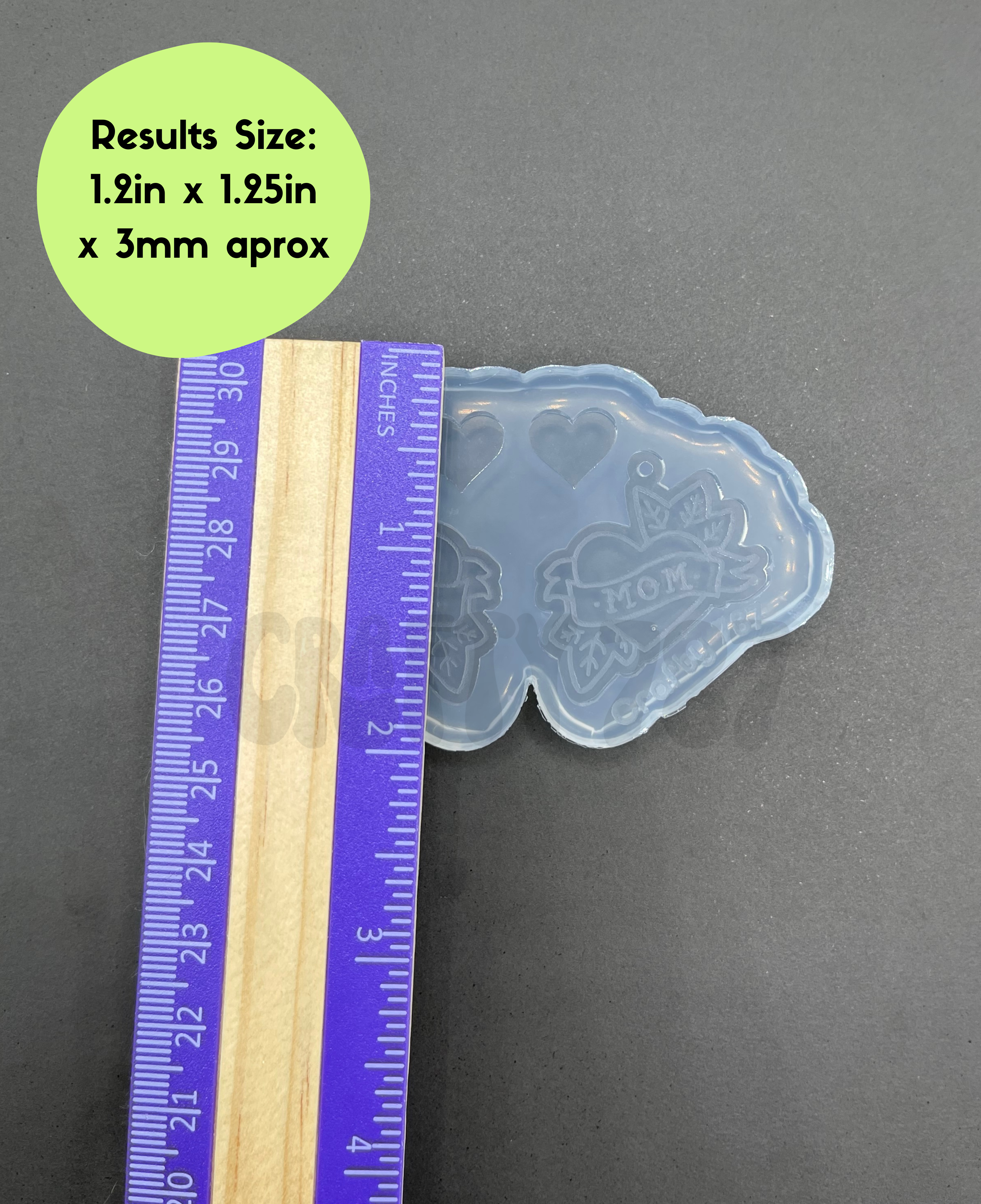 Mom Dangle Earring Silicone Mold(c15)