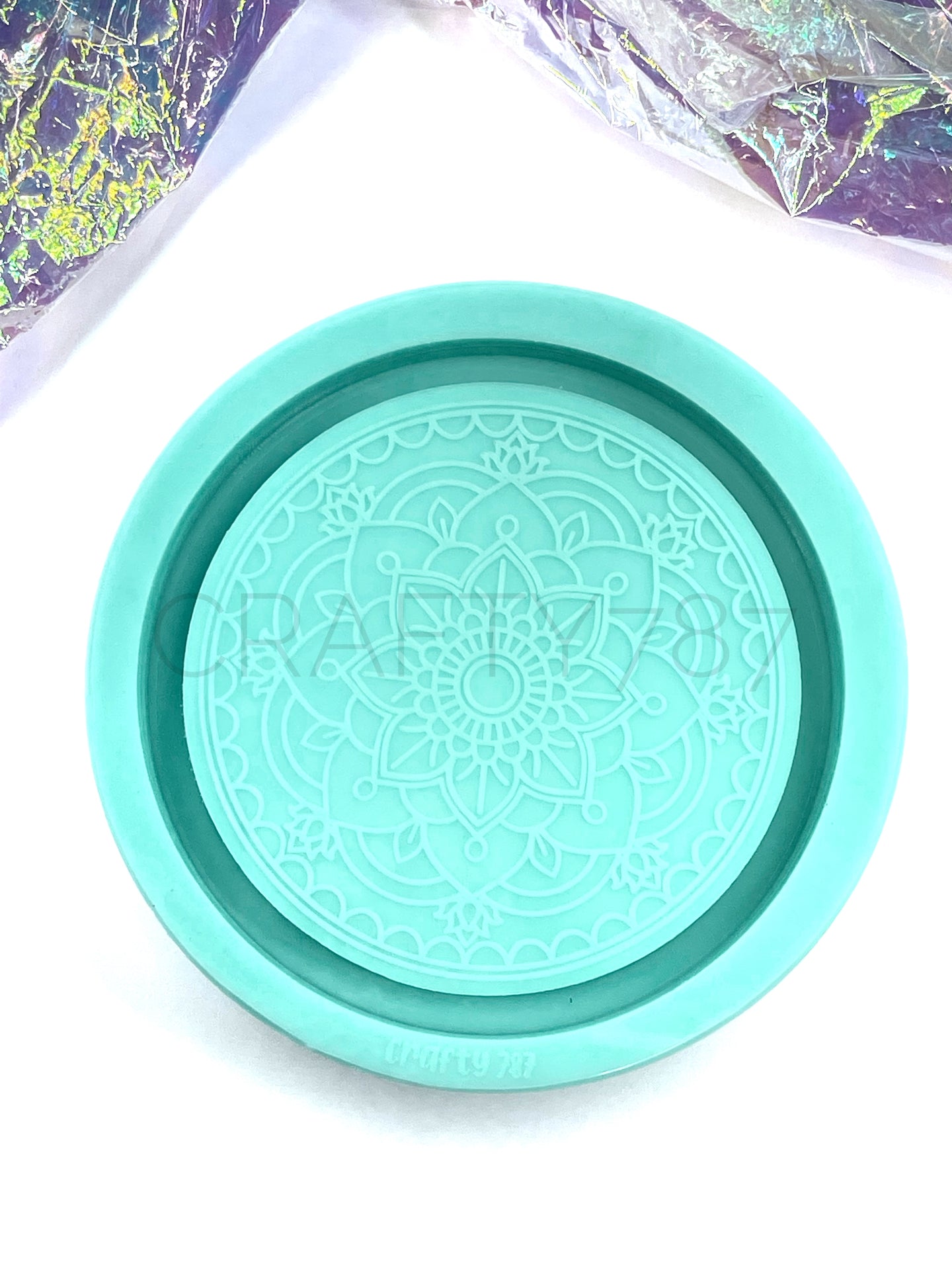 Mandala Coaster/Tray Silicone Mold (D7)