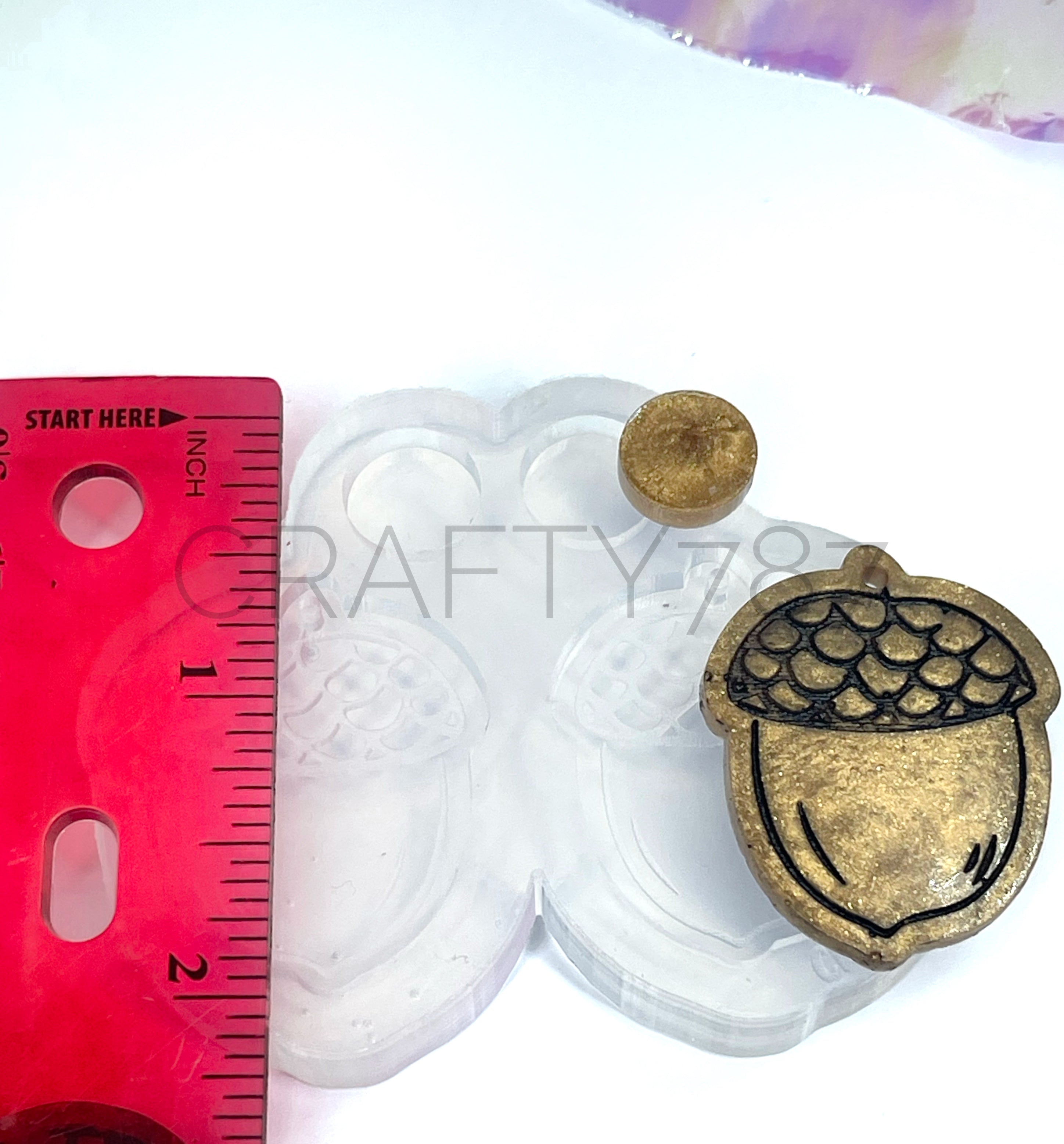 Acorn Bellota Dangle Earring Silicone Mold(C2)