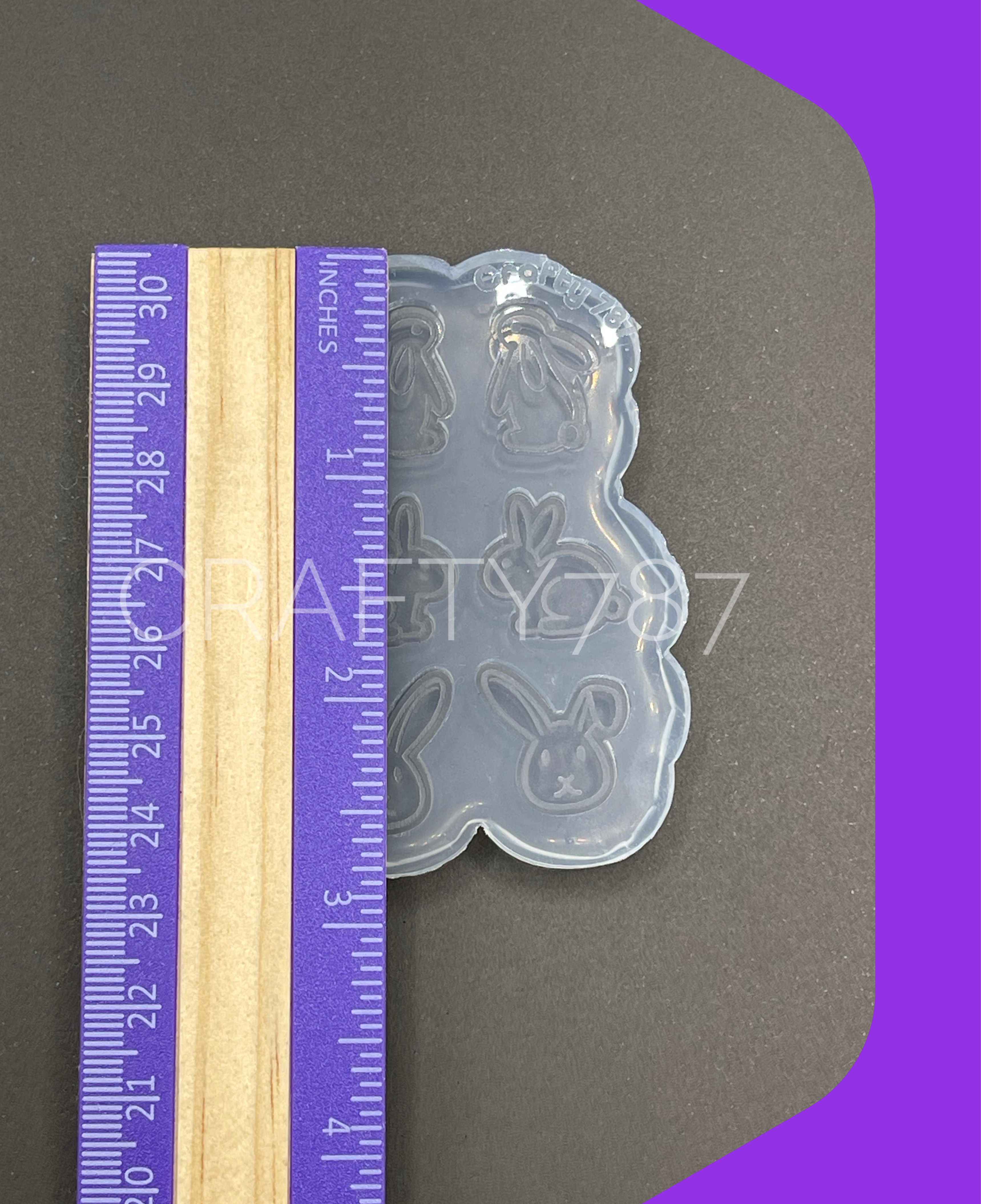 Bunny pallet Silicone Mold (A14)